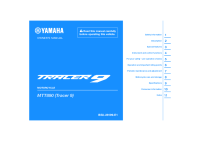 Yamaha Tracer 9 900 - Owners manual 2023 EN-1